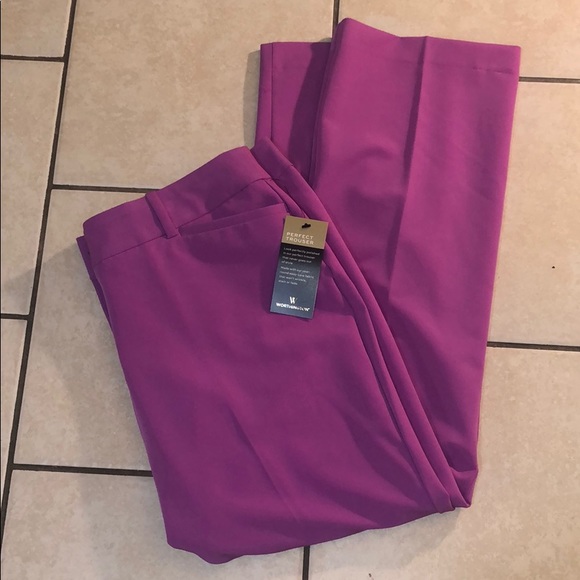 Worthington Pants - Worthington perfect trouser purple pants 8P